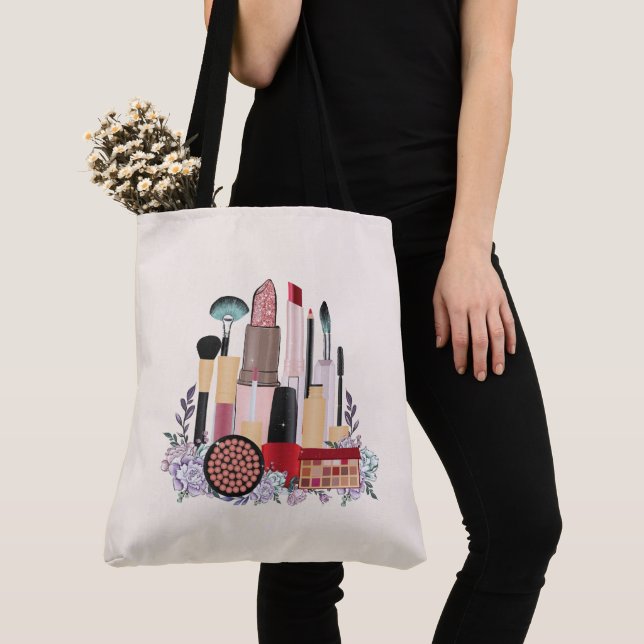 Tote Bag Illustrations esthétiques, Café de fille (De près)