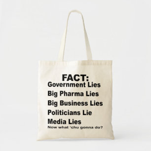 Tote Bag Ils Mentionnent Le Gouvernement Pharma Affaires Po