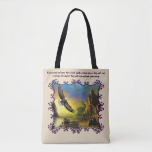 Tote Bag Ils monteront sur des ailes comme des aigles