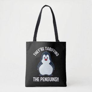 Tote Bag Ils sont en train de dévorer les pingouins ! !