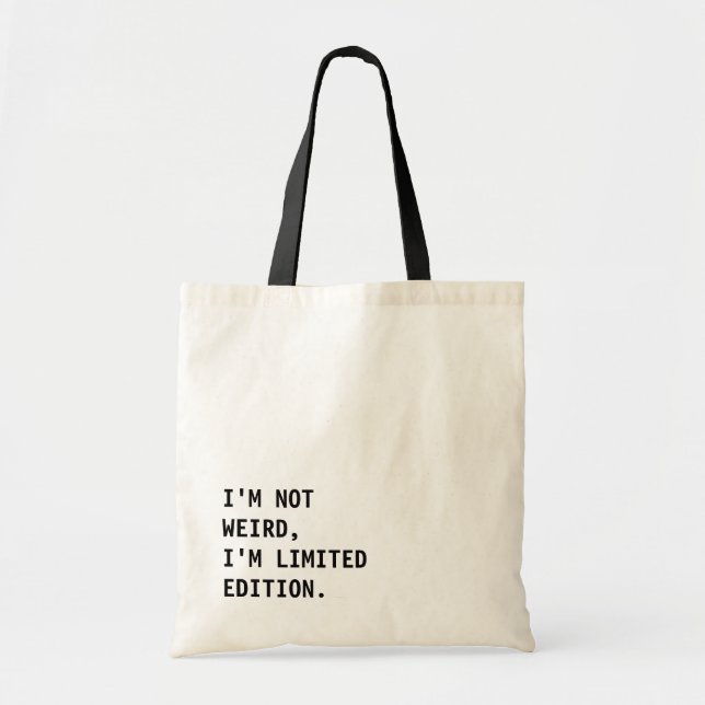 Tote Bag I'm Limited Edition Library Book Fourre-tout (Devant)