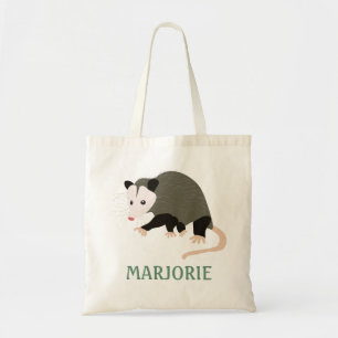 Tote Bag Image Cute Possum personnalisée