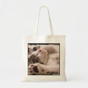 Tote Bag Image de chat de gros plan adorable