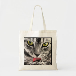 Tote Bag Image de chat de gros plan adorable