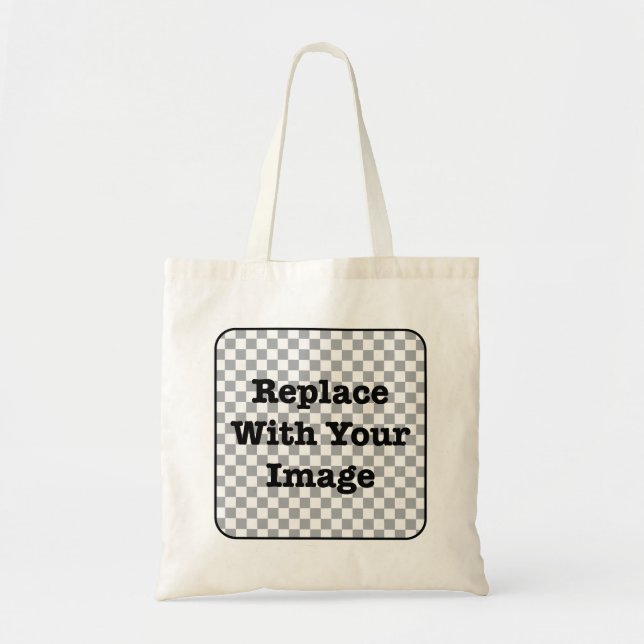 Tote Bag Image faite sur commande - remplacez par votre (Devant)