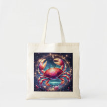 Tote bag imagen signo Cáncer