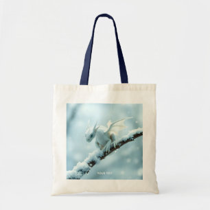Tote Bag Imaginaire Bébé blanc mignon Dragon