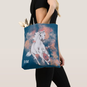 Tote Bag Imaginaire Cheval Blanc Coureur Monogramme