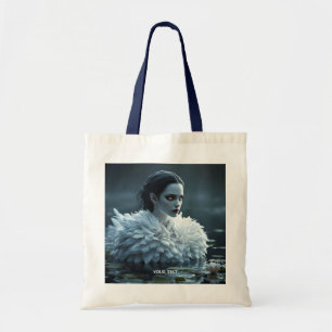 Tote Bag Imaginaire Cute Lake Cygne Blanc