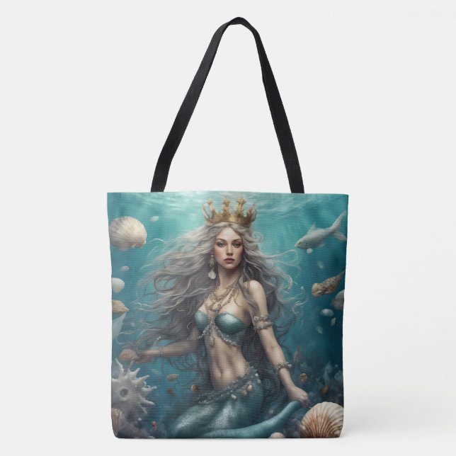 Tote Bag Imaginaire de sirène (Devant)