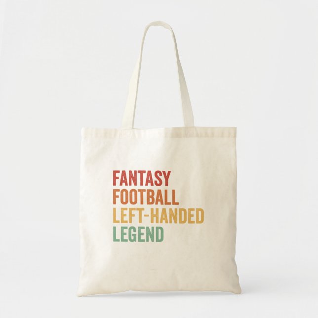 Tote Bag Imaginaire Football à gauche légende Drôle Retro (Devant)