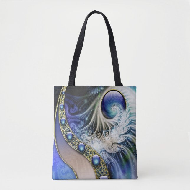 Tote Bag imaginaire fractal Abstrait (Devant)