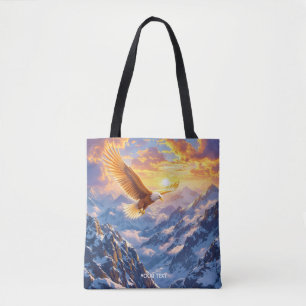 Tote Bag Imaginaire Mignonne Eagle Mountains lever du solei