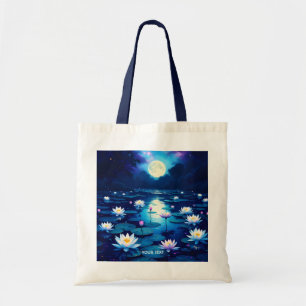 Tote Bag Imaginaire Mignonne Lune Lily Pond