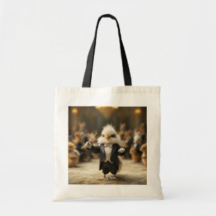 Tote Bag Imaginaire Mignonne Oiseau Conduit Orchestre