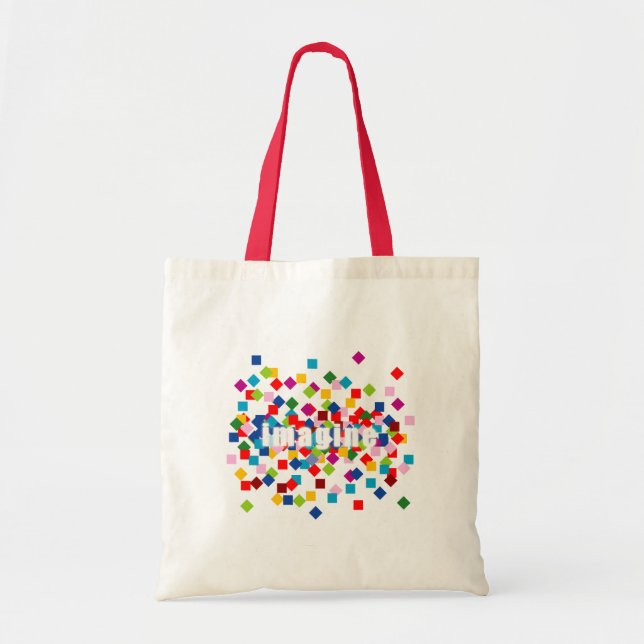 Tote Bag Imagine_squared bkgd(K) (Devant)