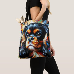 Tote Bag Impression acrylique de Cavalier King Charles Span