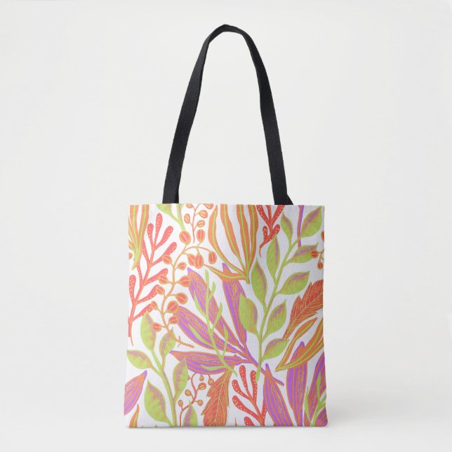 Tote Bag Impression couleur vive (Devant)