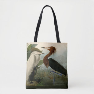 Tote Bag Impression de Héron Pourpré d'Audubon : Art d'Oise