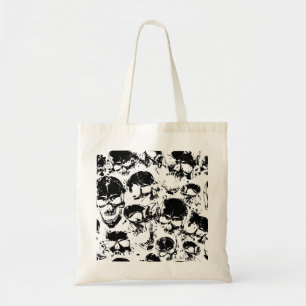 Tote Bag impression des crânes de grunge