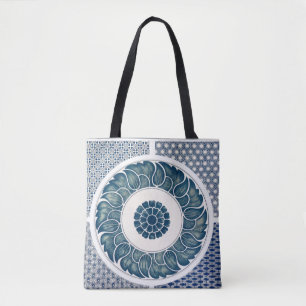 Tote Bag Impression d'ornement floral classique