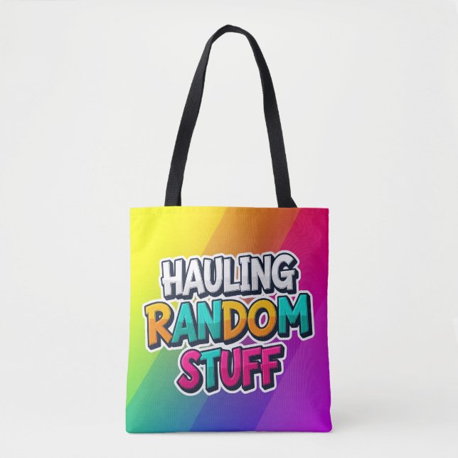 Tote Bag Impression lumineuse et joyeuse par Natasha Us (Devant)