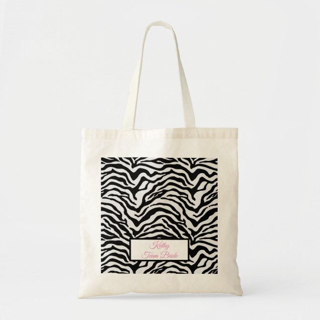 Tote Bag Impression Zebra (Devant)