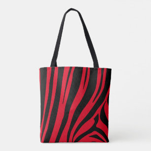Tote Bag Impression zèbre personnalisable