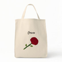 Impulse Fourre-tout avec rose rouge
