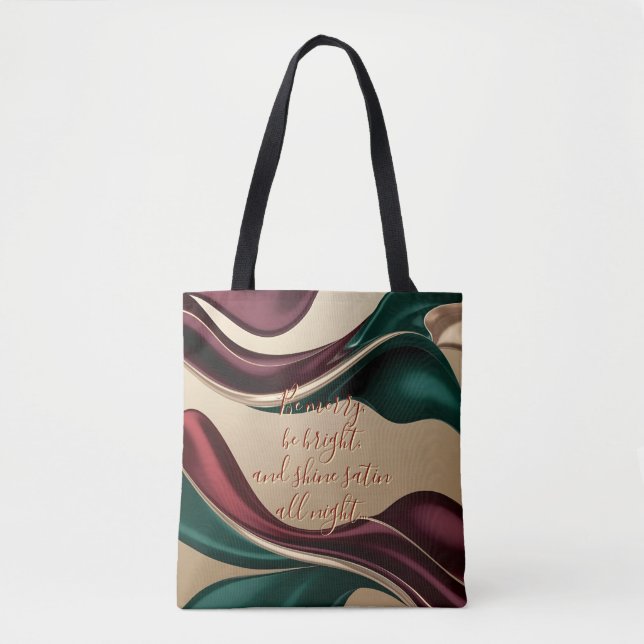 Tote bag in stylish abstract graphic tasche (Vorderseite)