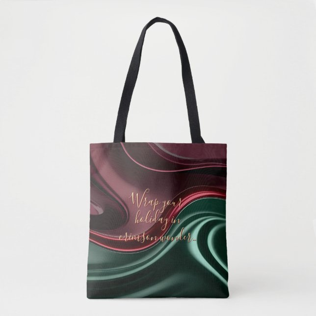 Tote bag in stylish abstract graphic tasche (Vorderseite)