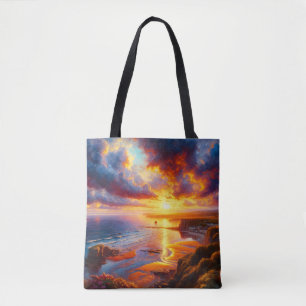 Tote Bag Incendie sur la côte