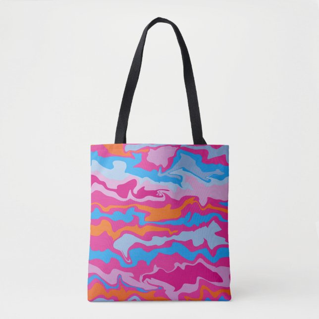 Tote Bag Inde - Liquify Design (Devant)