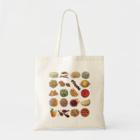 Indian Foods Plats Cuisine indienne Illustration