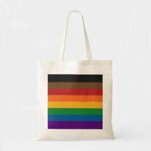 Tote Bag Indicateur de la Rainbow Pride Solide Inclusive