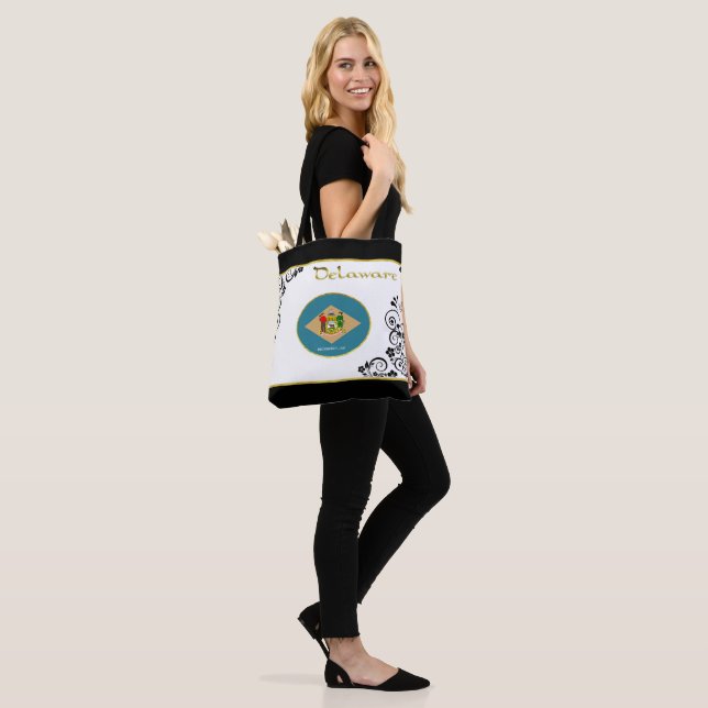 Tote Bag Indicateur du Delaware (Sur le modèle)