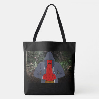 Tote Bag Infiltration nocturne (avec arrière-plan)