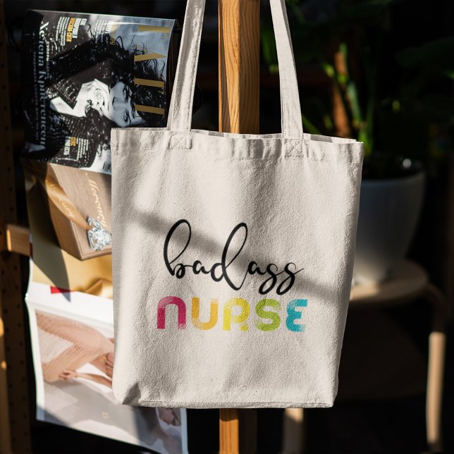 Tote Bag Infirmière Badass (Créateur téléchargé)