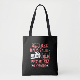 Tote Bag Infirmière de la dialyse à la retraite