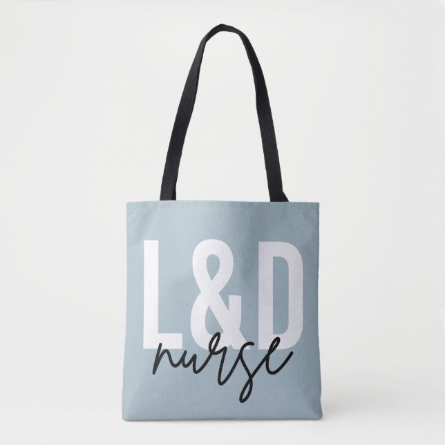 Tote Bag Infirmière de la main-d'oeuvre et de la prestation (Devant)