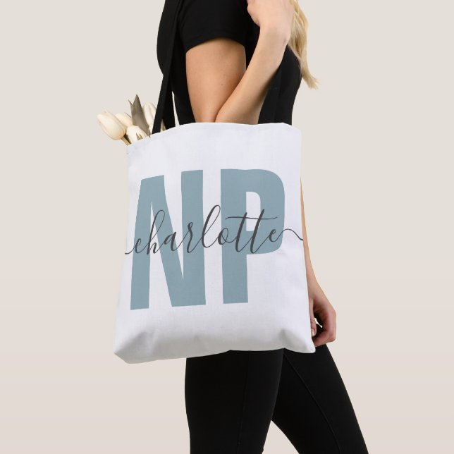 Tote Bag Infirmière de NP personnalisée Praticien Diplôme C (De près)