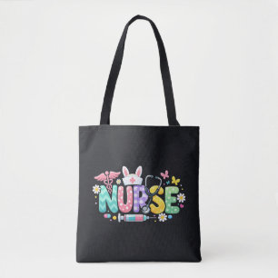 Tote Bag Infirmière de Pâques mignonne Humour médical