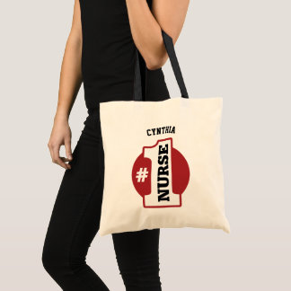 Tote Bag Infirmière du numéro 1 avec votre nom