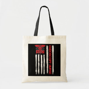 Tote Bag Infirmière en endoscopie du drapeau américain RN