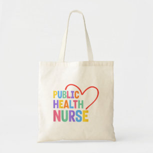 Tote Bag Infirmière en santé publique Cœur