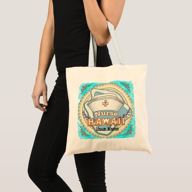 Tote Bag Infirmière Hawaï (Devant (produit))