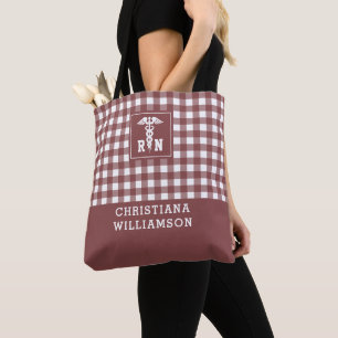 Tote Bag Infirmière inscrite sur la liste des Motifs prépos