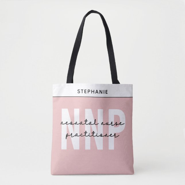 Tote Bag Infirmière néonatale NNP personnalisée (Devant)