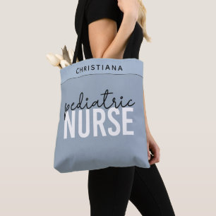 Tote Bag Infirmière pédiatrique personnalisée Pères Infirmi