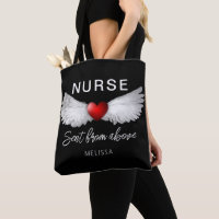 Infirmière personnalisée Médicale Ange ailes Coeur